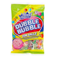 Dubble Bubble Individually Wrapped Gumballs, 3.3 oz.