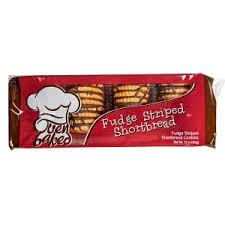 Fudge Striped Shortbread Cookies, 13 oz. Packs