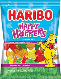 Haribo Happy Hoppers Gummy Bunnies, 4 oz. Bags