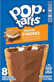 Pop-Tarts Frosted S'mores Toaster Pastries, Breakfast Foods, Shelf-Stable, 13.5 oz (8 Count)
