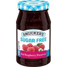 Smucker's Sugar Free Red Raspberry Preserves with Splenda Brand Sweetener, 12.75 Ounces