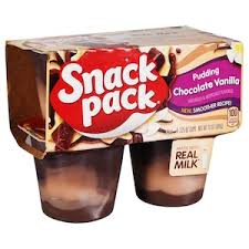 Snack Pack Chocolate Vanilla Pudding Snack Cups, 4-ct. Packs
