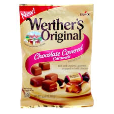 Werther's Original Chocolate Covered Caramels, 2.22-oz.