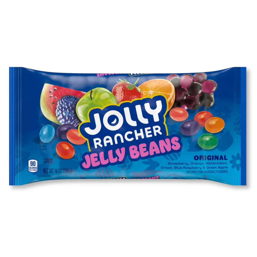 Jolly Rancher Original Jelly Beans – 14 oz Bag | Bold Fruit Flavors & Chewy Candy