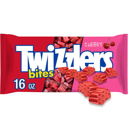 Twizzlers Bites Cherry Flavored Licorice Style Candy Bag - 16 Oz